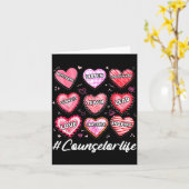 School Counseling Counselor Life Hearts School Val Kaart (Gele Bloem)