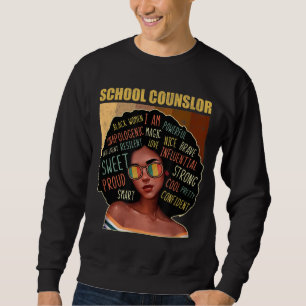 School Counselor Afro African American Black Histo Trui