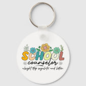 School Counselor Alright Stop Reguleren en luister Sleutelhanger (Voorkant)