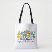 School Counselor Alright Stop Reguleren en luister Tote Bag (Voorkant)