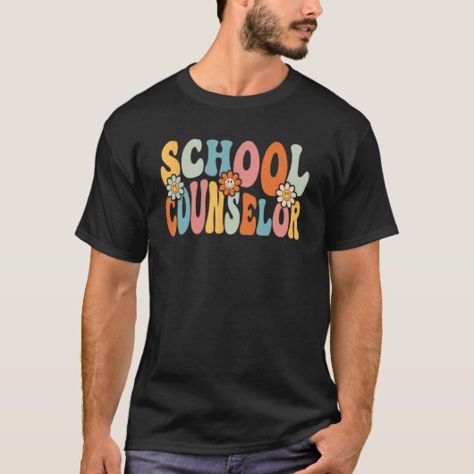 School Counselor   Back To School Teacher Students T-shirt (Voorkant)