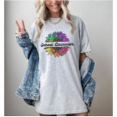 School Counselor Beroep Regenboog Zonnebloem T-shirt
