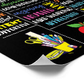 School Counselor Caring Dedicated Friend Devote Poster (Hoek)