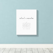 School Counselor Definitie Waardering Gift Canvas Afdruk (Insitu (Houten vloer))