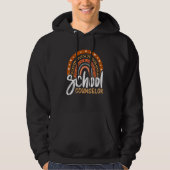School Counselor Elke stem telt terug naar Schoo Hoodie (Voorkant)