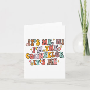 School Counselor Het is mij Hi Ik ben de Counselor Kaart
