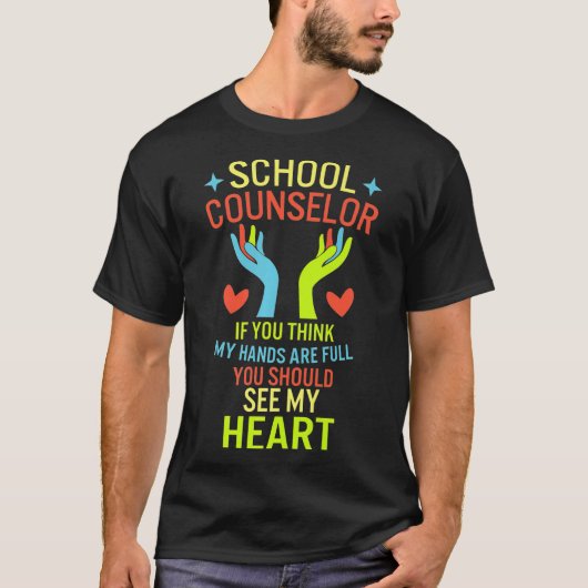 School Counselor National School counseling Week e T-shirt (Voorkant)