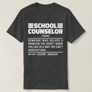 School Counselor Noun Counseling Specialist Grappi T-shirt