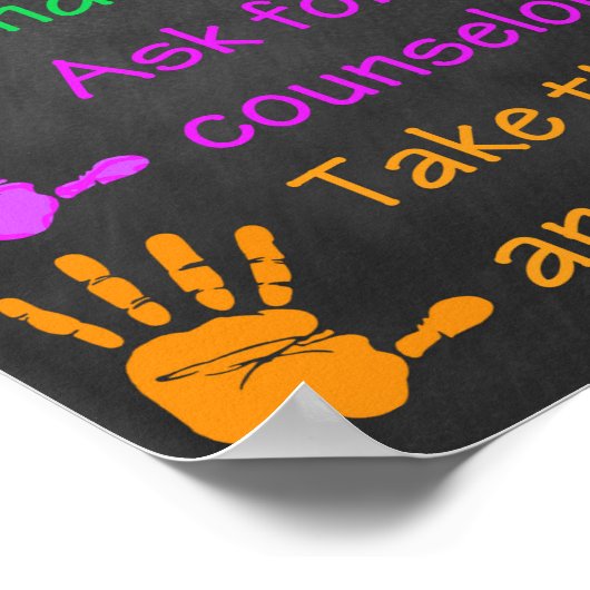 School Counselor Poster, Behavior Therapy Decor Poster (Hoek)
