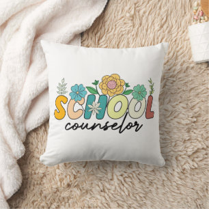 School Counselor Wildflower Leraar Schattige Mama  Kussen