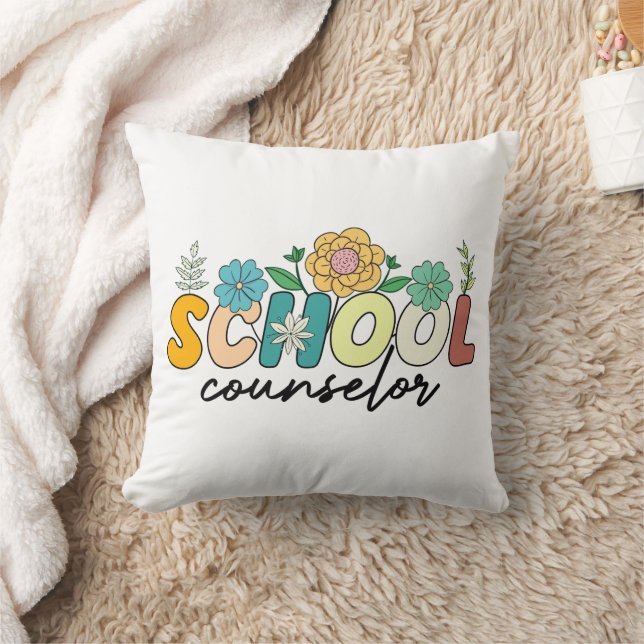 School Counselor Wildflower Leraar Schattige Mama  Kussen (Deken)
