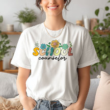 School Counselor Wildflower Leraar Schattige Mama 