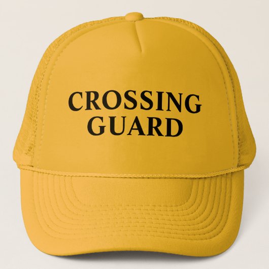 School Crossing Guard Trucker Pet (Voorkant)