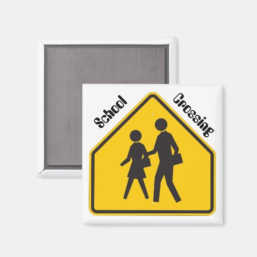 School Crossing Magnet (Voorkant / Achterkant)