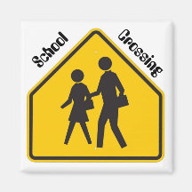 School Crossing Magnet