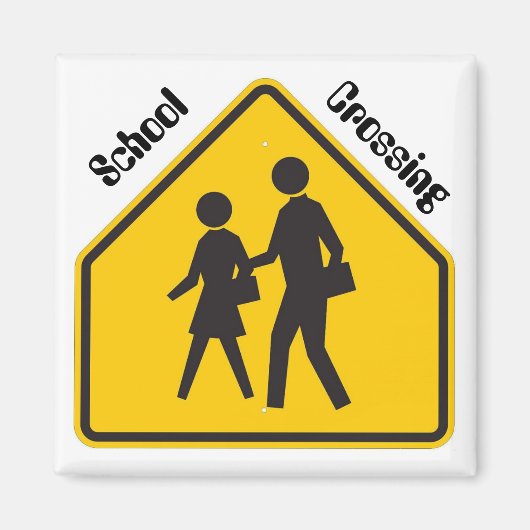 School Crossing Magnet (Voorkant)