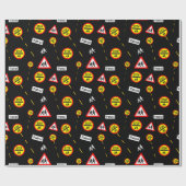 School Crossing Patrol Lollipops en veiligheidsbor Cadeaupapier (Vlak)