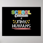 School Custodian Caretaker Janitor Poster (Voorkant)