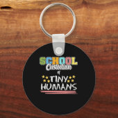 School Custodian Caretaker Janitor Sleutelhanger (Voorkant)