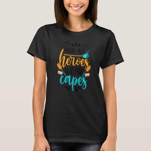 School Custodian Hero T-shirt (Voorkant)