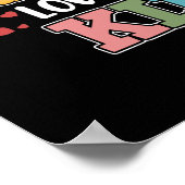 School Custodian houdt van Kinder carrière Janitor Poster (Hoek)