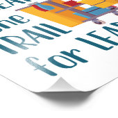 School Custodian I Clear the Trail for Learning Foto Afdruk (Hoek)