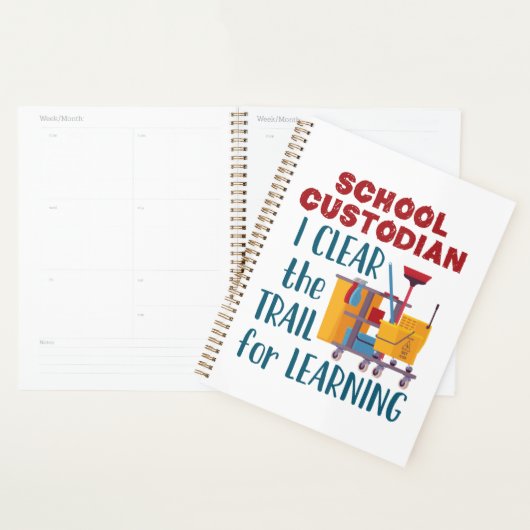 School Custodian I Clear the Trail for Learning Planner (Display)