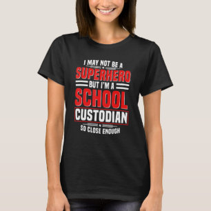 School Custodian Janitor Caretaker Guardian Hoseke T-shirt