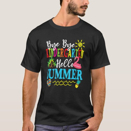School Dag Kindergarten Hallo Summer T-shirt (Voorkant)