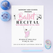 School Dance Ballet Overweging Flyer en Programme (Enkel)