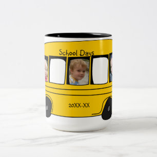 School Days-foto Tweekleurige Koffiemok