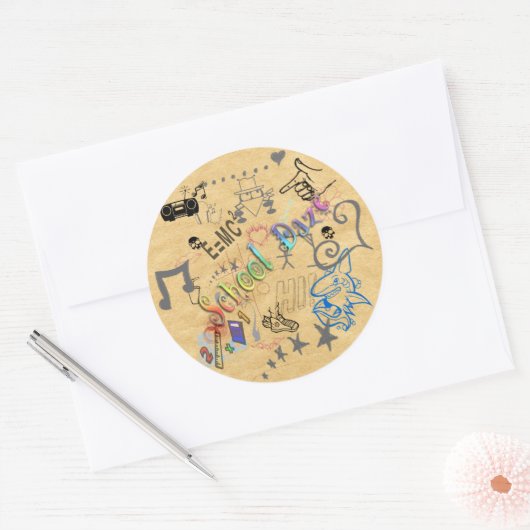 School Daze Sticker (Envelop)