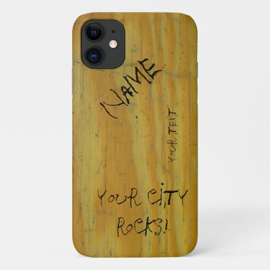 School Desk graffiti Case-Mate iPhone Case (Achterkant)