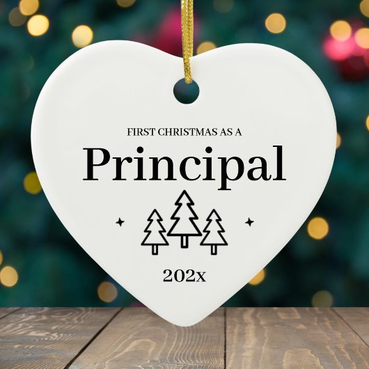 School Directeur 2026 Kerst Ornament