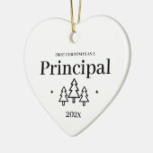 School Directeur 2026 Kerst Ornament (Links)