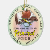 School directeur Stem ornament  (Links)