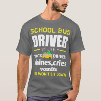 School District DriversSchoolbuschauffeur Ix27m li T-shirt