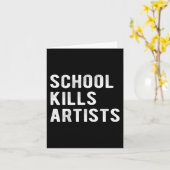 School doodt artiesten kaart (Gele Bloem)