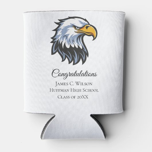 School Eagle Afstuderen Blikjeskoeler (Voorkant)