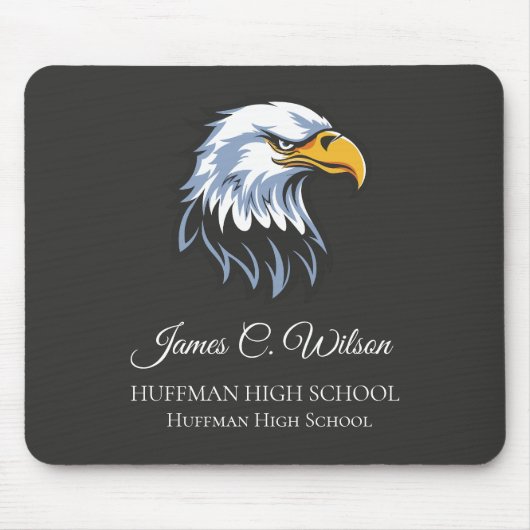 School Eagle Afstuderen Muismat (Voorkant)