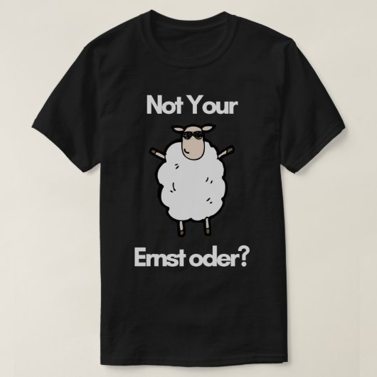 School English Cool Foreign Language Sheep T-shirt (Design voorkant)