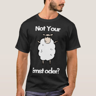 School English Cool Foreign Language Sheep T-shirt