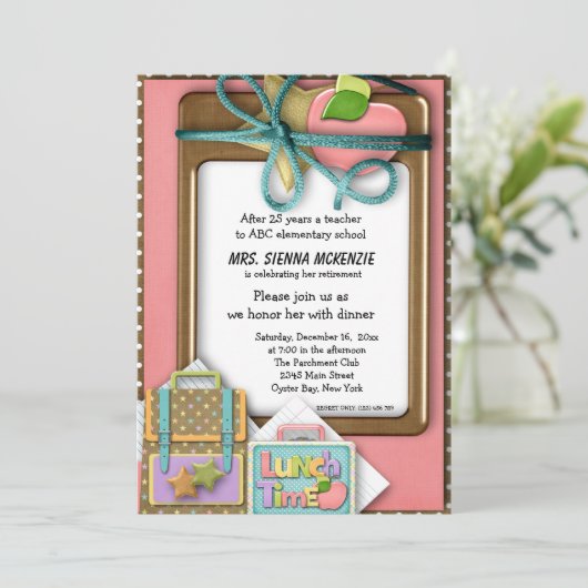 School-evenement Kaart (Staand voorkant)