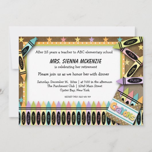 School-evenement Kaart (Voorkant)