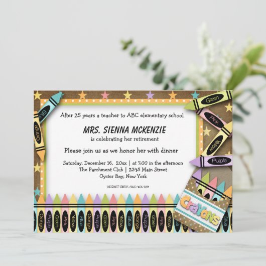 School-evenement Kaart (Staand voorkant)