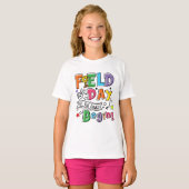 School Field Day voor kinderen T-shirt (Voorkant volledig)