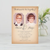 School Foto Dag Bruiloft Foto uitnodigen Kaart (Staand voorkant)