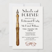 School gaat voor altijd  lerarenpensioen kaart (Voorkant)