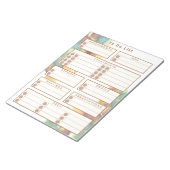 School gebaseerde therapeut to-do Notitieblok - Wa (Schuin)