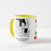 School Geboorte Spelen Repetitie Mok (Voorkant links)